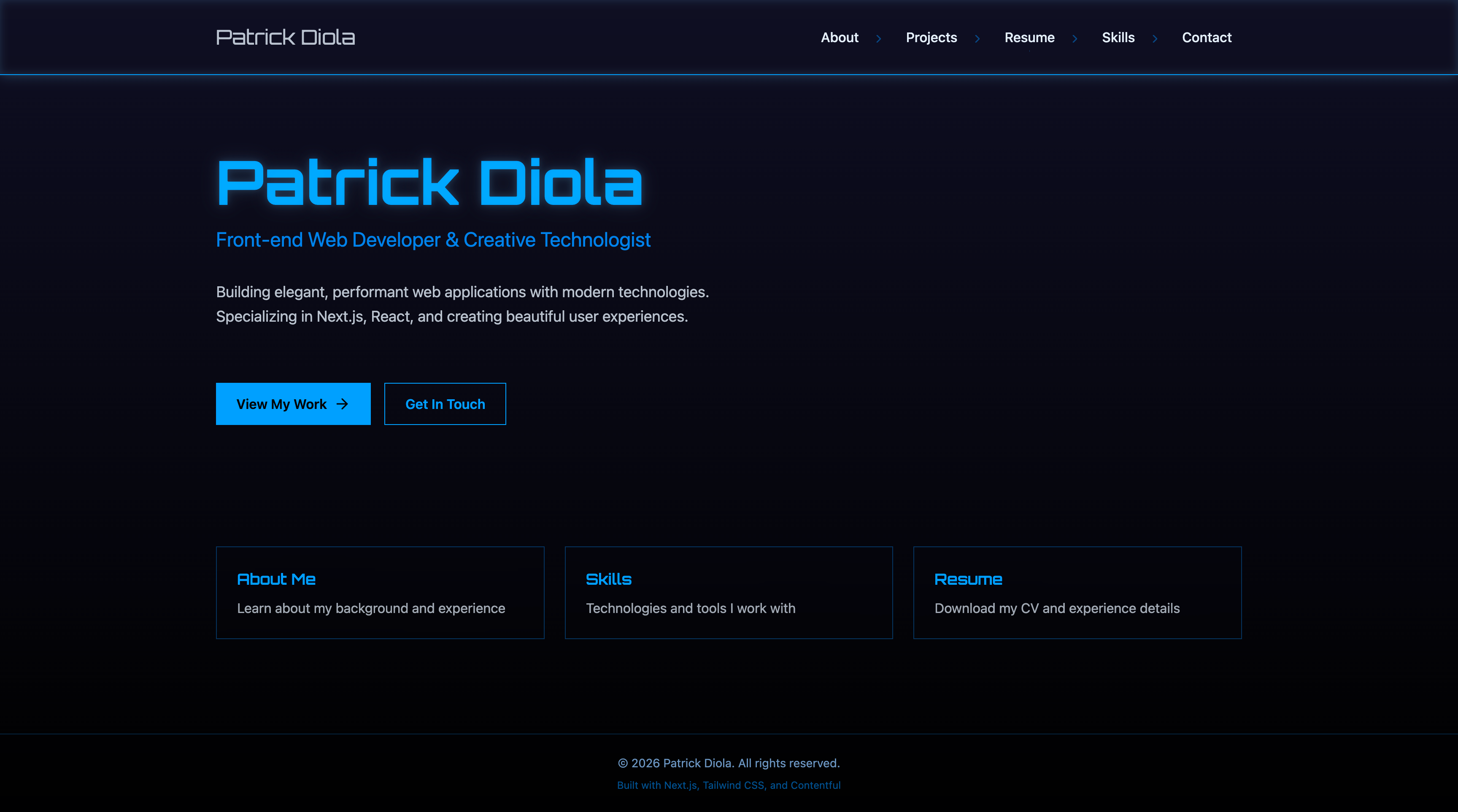 Patrick Diola screenshot